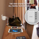 RAVPower USB 40W USB Plug Wall Charger White (RP-PC026WH)